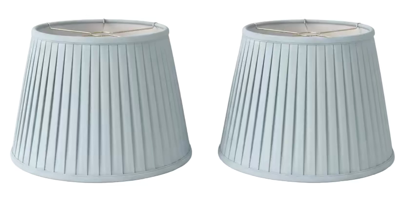Pair of 18" Light Blue Shades