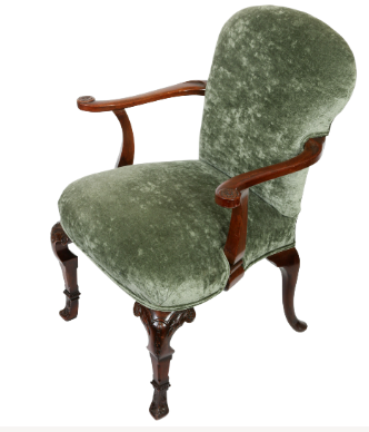 George II Style Carved Armchair