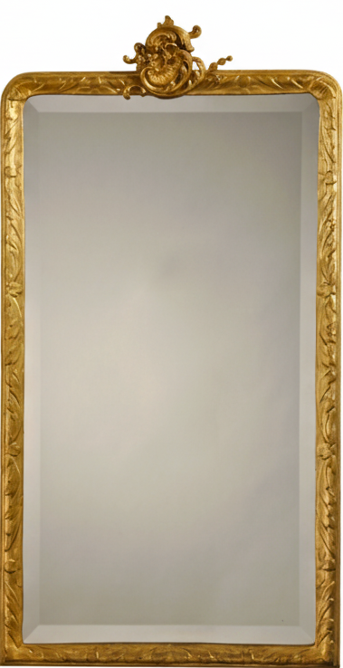 Small Gold Frame Mirror