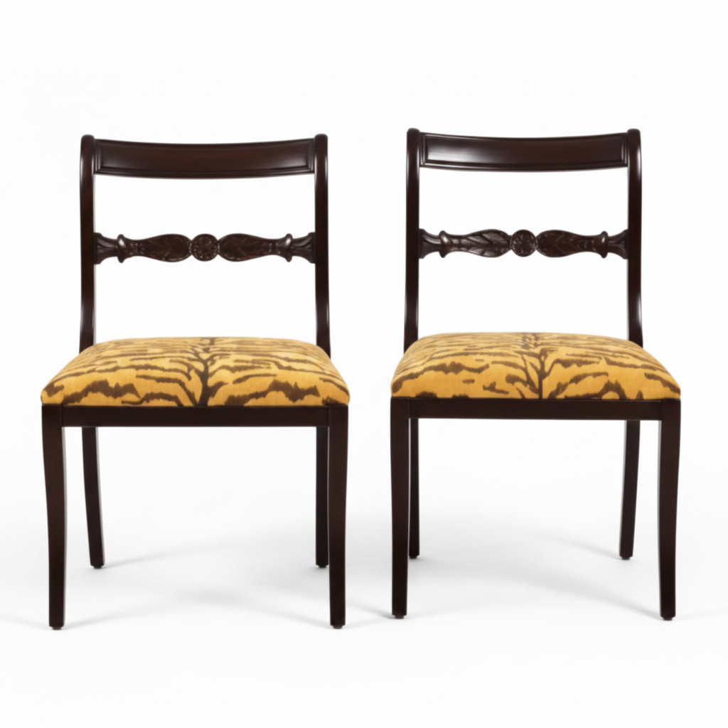 Pair of 18th Century Mahogany Federal Style Chairs