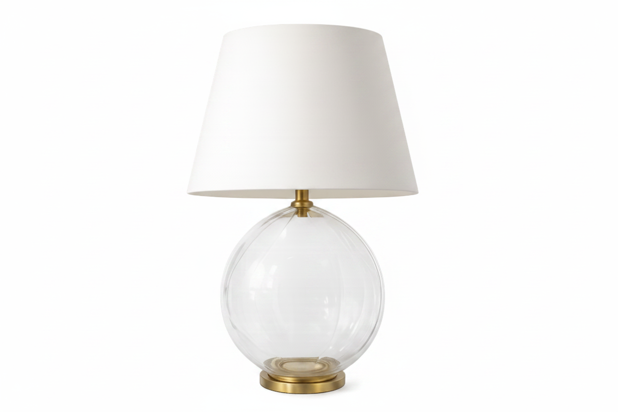 Transparent Glass Table Lamp