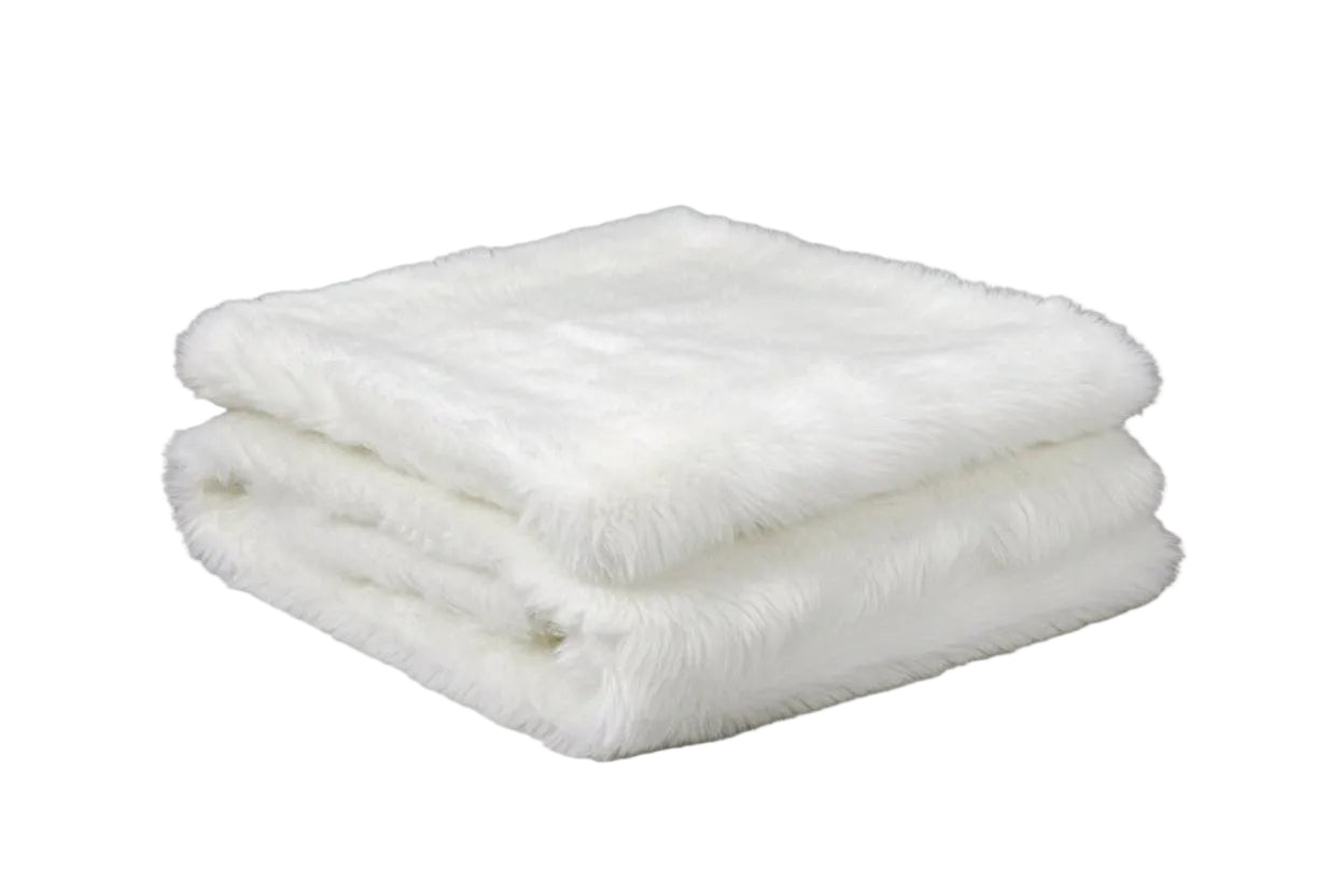 Faux Fox Fur Throw