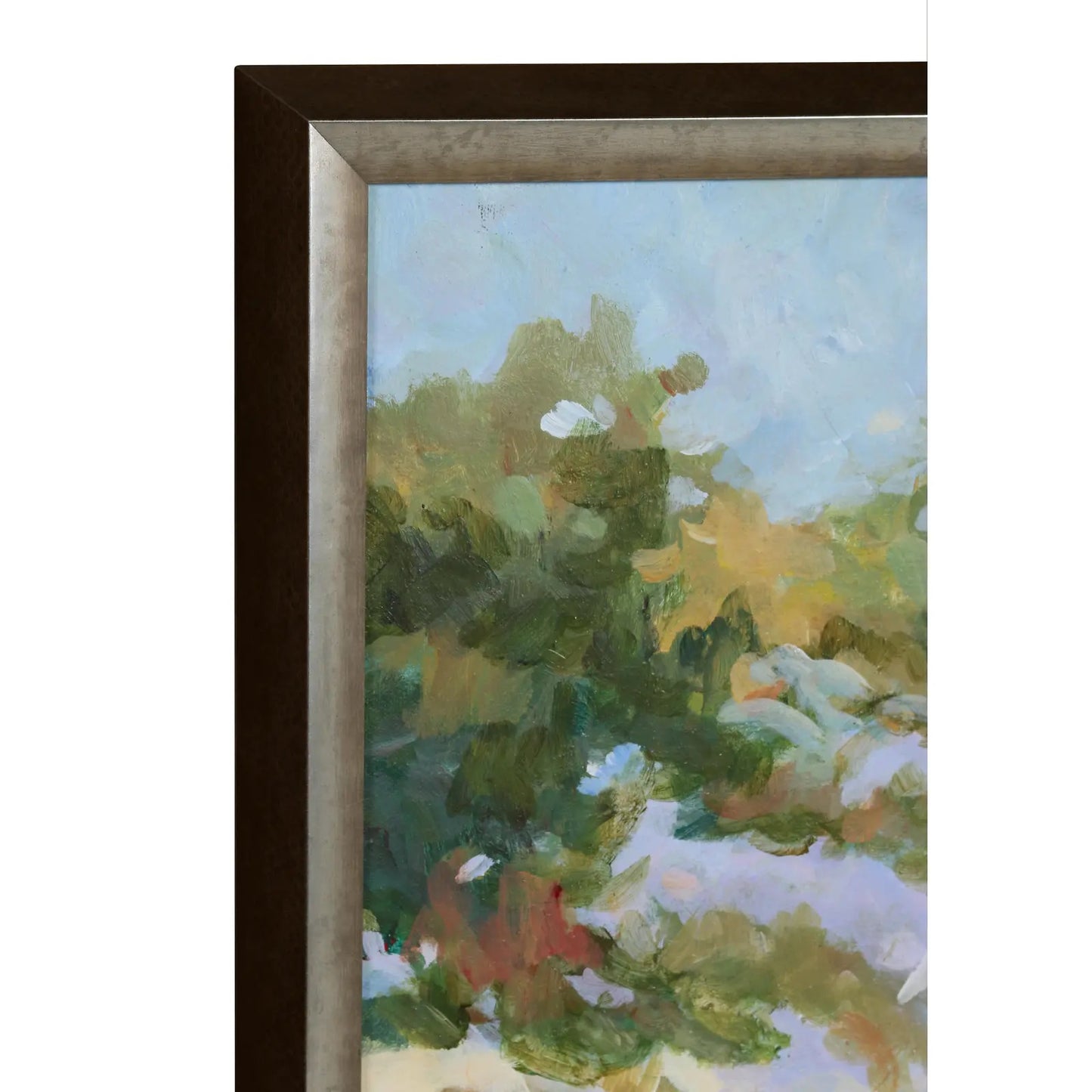 "South African Dunes" Framed Original Acrylic Painting 16x20in