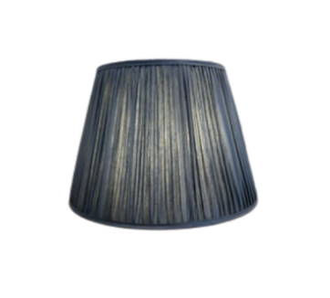 Blue Silk Lampshade