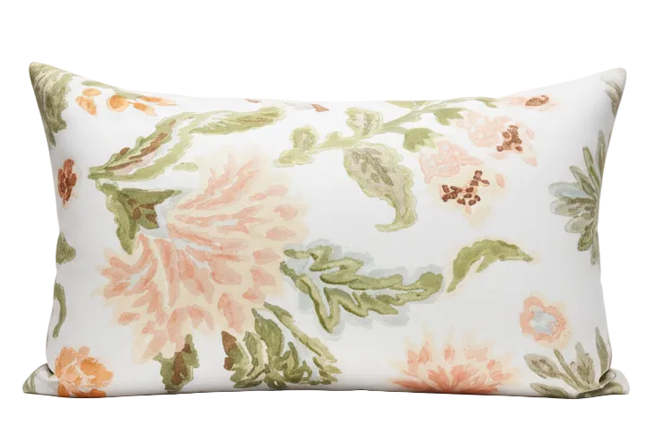 Floral Fabric Lumbar