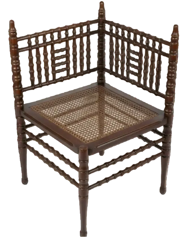 Cane Corner Chair