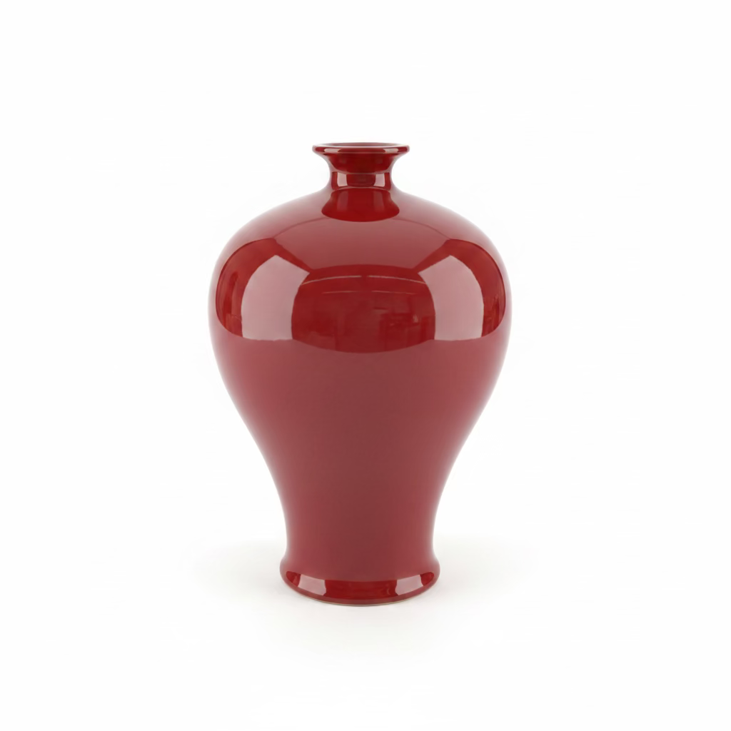 Oxblood Meiping Vase