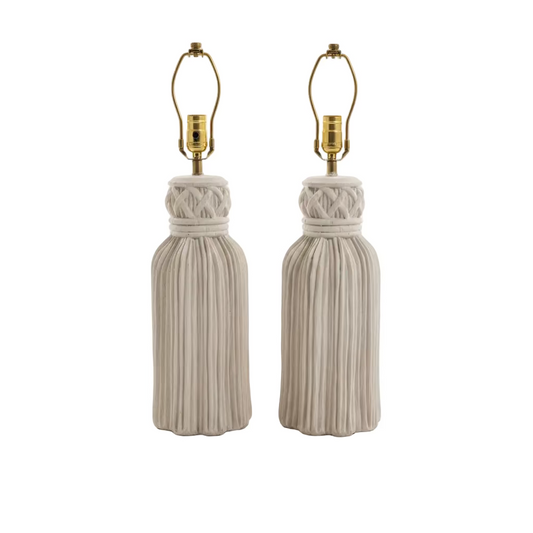 Pair of Drapery Lamps