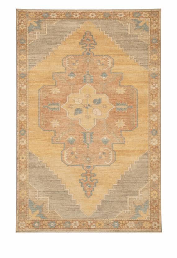 Vintage Oushak Wool Rug