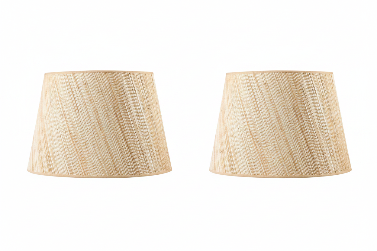 Pair of Papyrus Shades with Gold Details