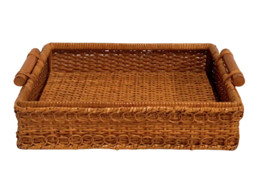 Large Wicker Tray