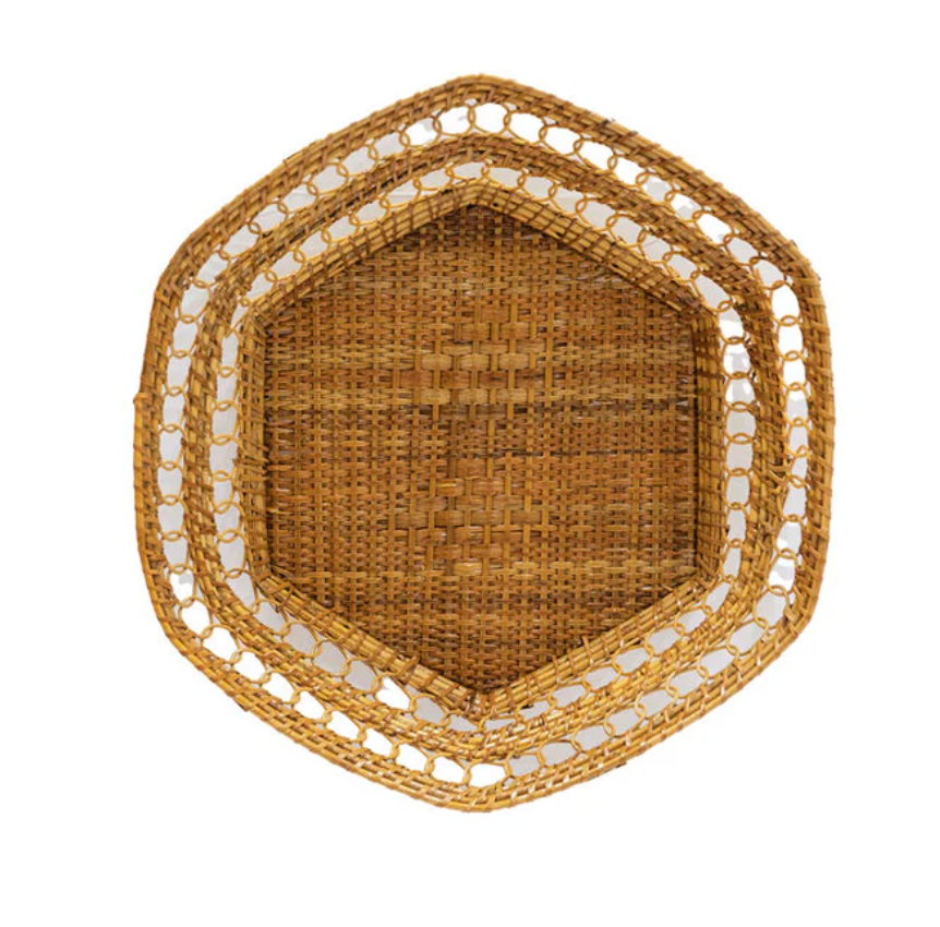 Hexagonal Woven Basket
