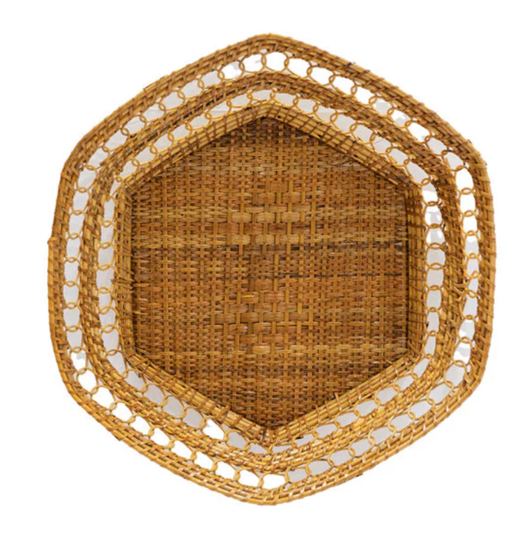 Hexagonal Woven Basket