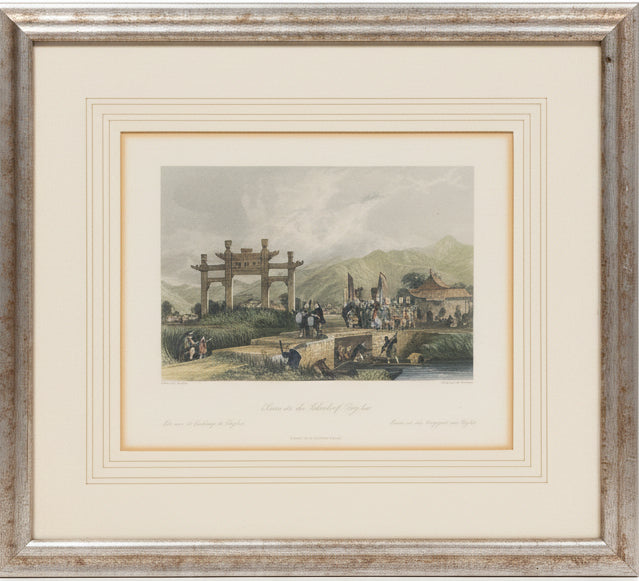 Antique Landscape Prints of China - Set of 3