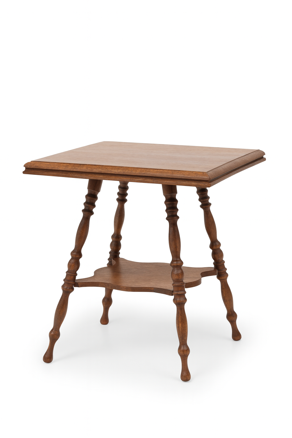 Square wooden table