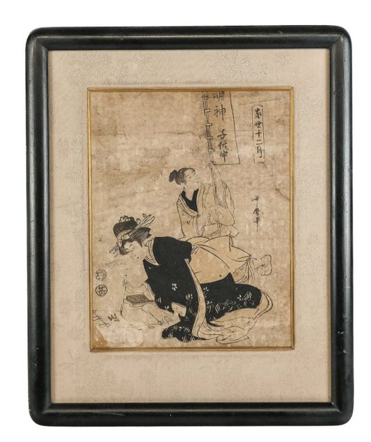 Kitagawa Utamaro Ukiyo-E Woodblock Print