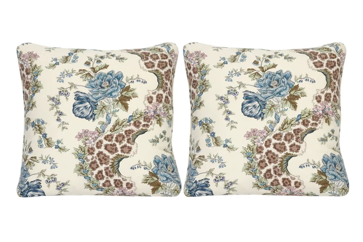 Pair of Custom Square Pillows