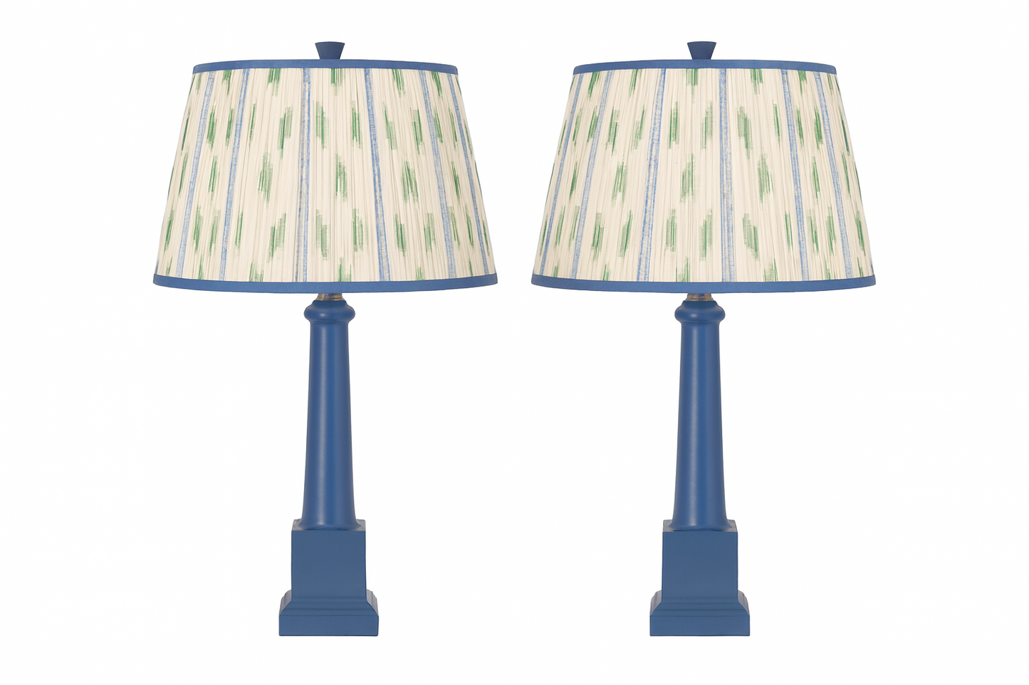 Pair of Blue Sunny Table Lamps