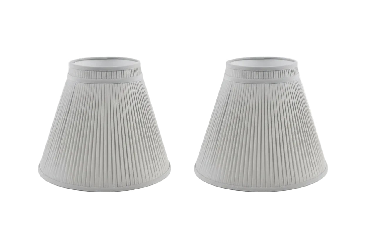 Pair of Corset Shirred Softback Shades