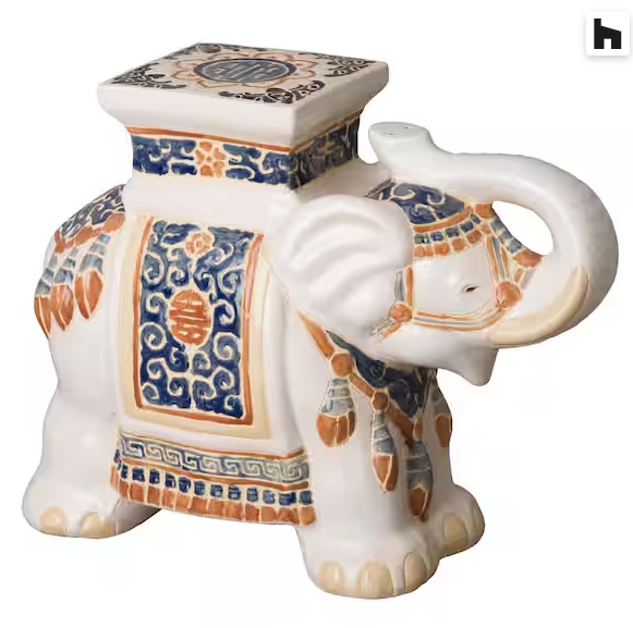 Elephant Garden Stool