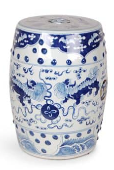 Foo Dog Garden Stool