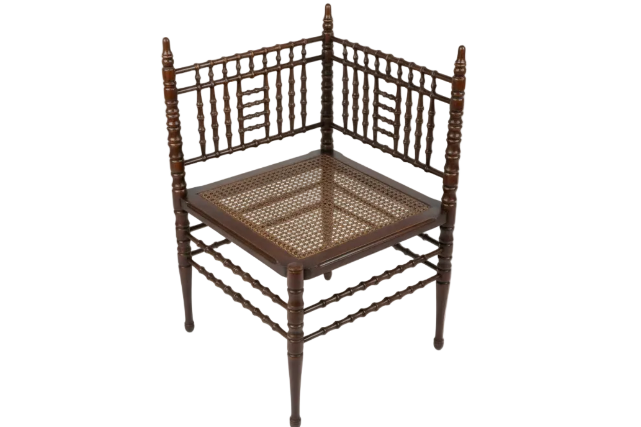 Cane Corner Chair