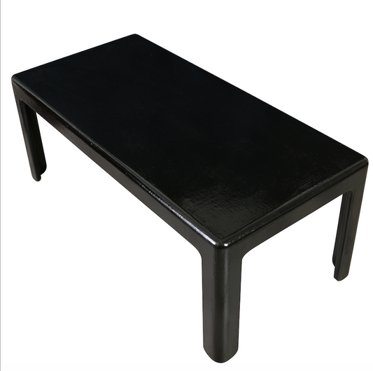Springer Style Lacquered Textile Coffee Table